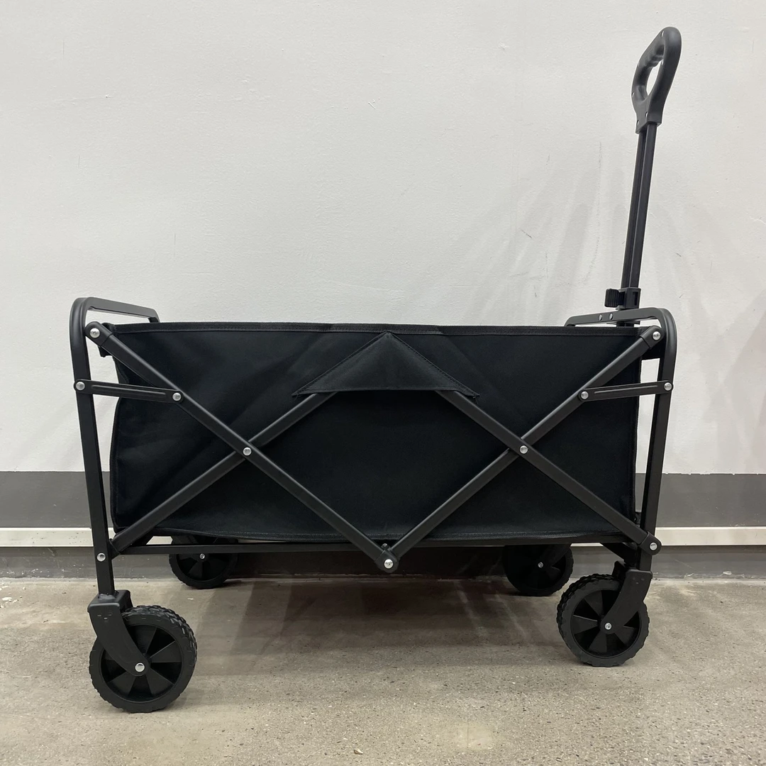 万向轮五寸野营拉车折叠露营小拖车营地手推野餐车 2