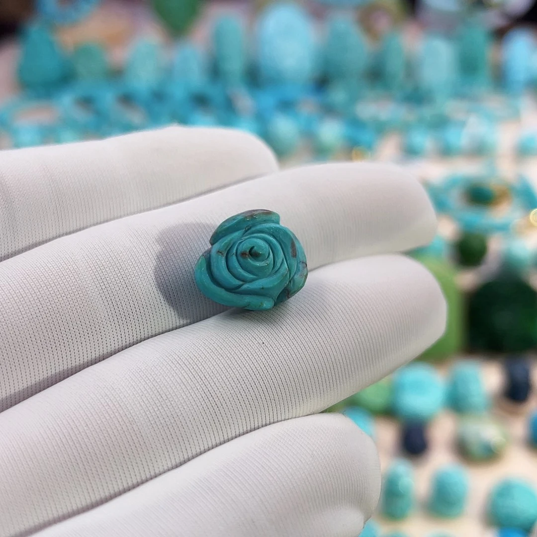 绿松石珠宝奇石未镶嵌