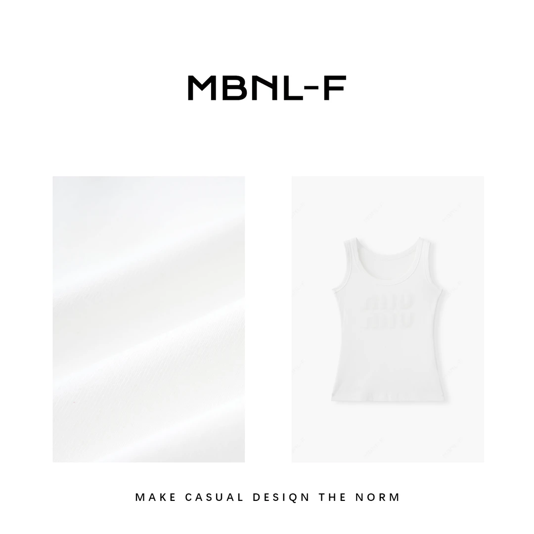 MBNL-F【缪+背心】2024S/S 纯色背心 秦磊XM-BX0089
