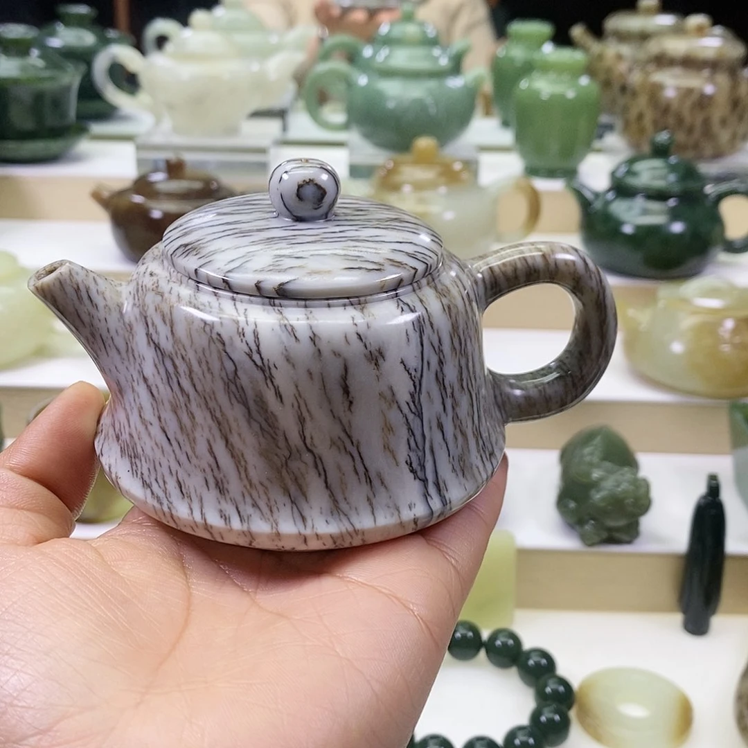 和田玉茶壶未镶嵌