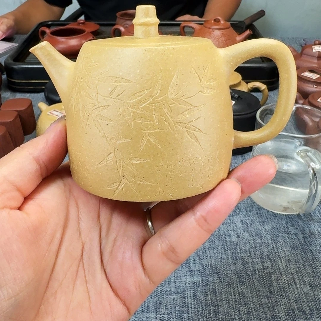 茶壶紫砂半手工紫砂壶汉铎