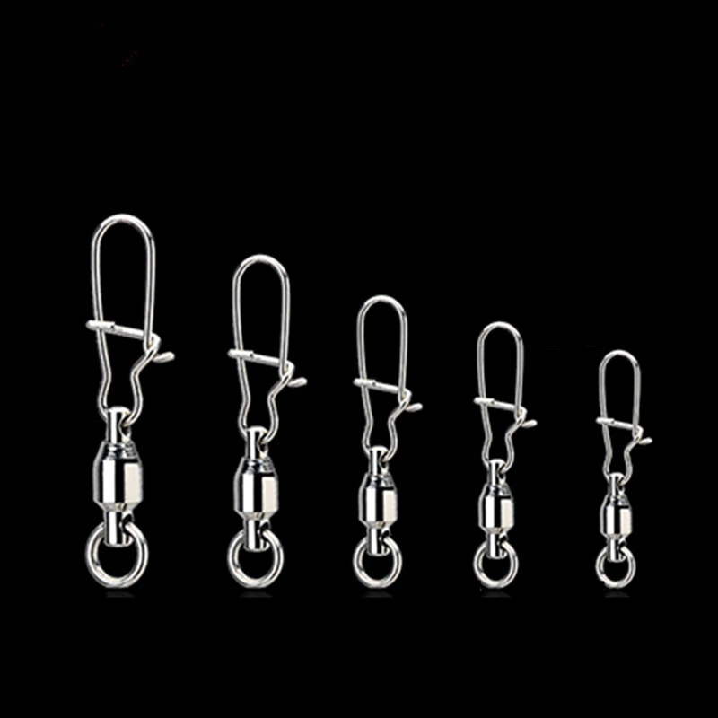 不锈钢高速轴承转环增强别针八字环连接器路亚连接环海钓转接环