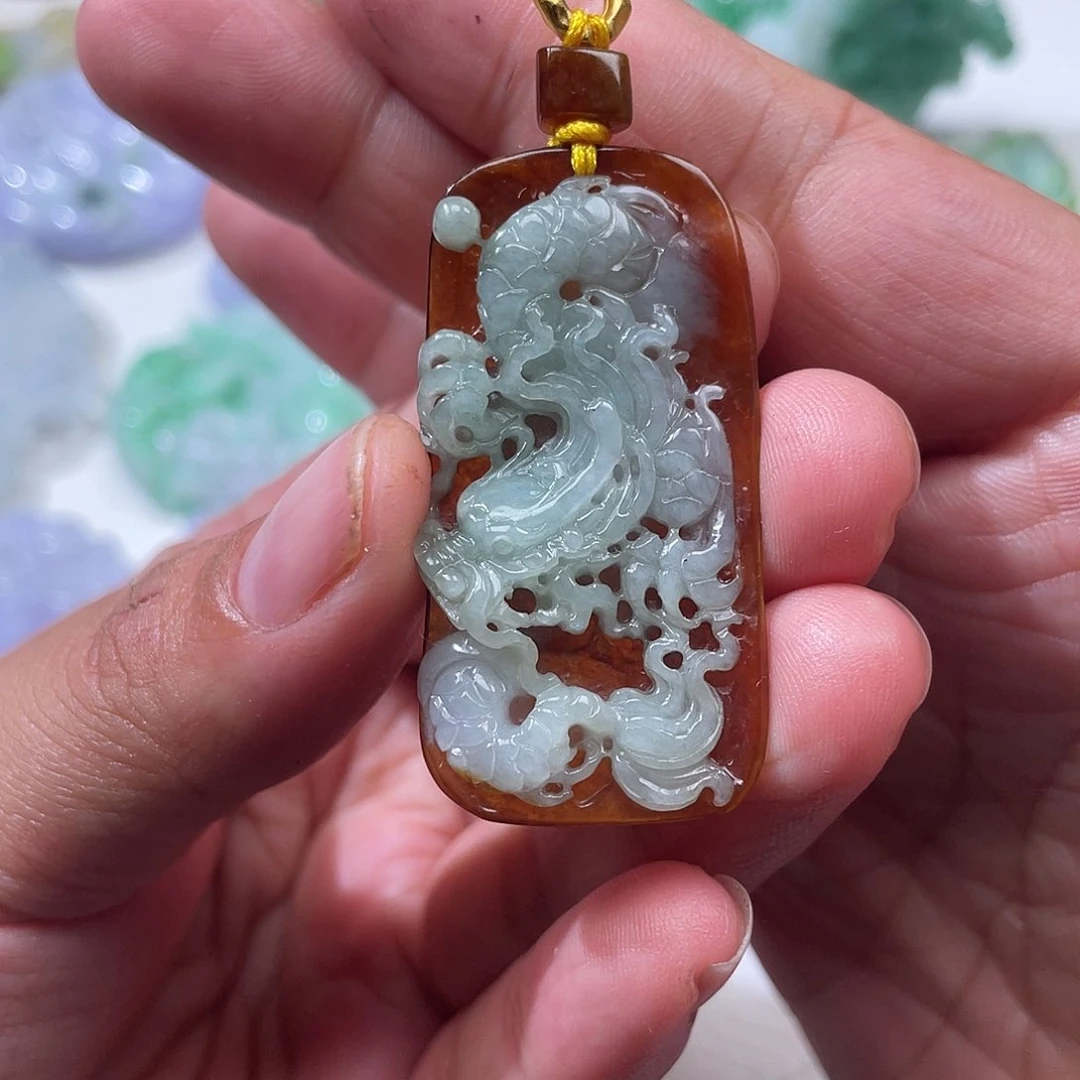 翡翠未镶嵌颈饰翡玉缘翡翠