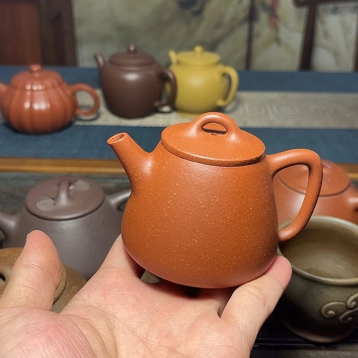 好***鱼茶壶紫砂粉丝福利款微瑕150cc高石瓢