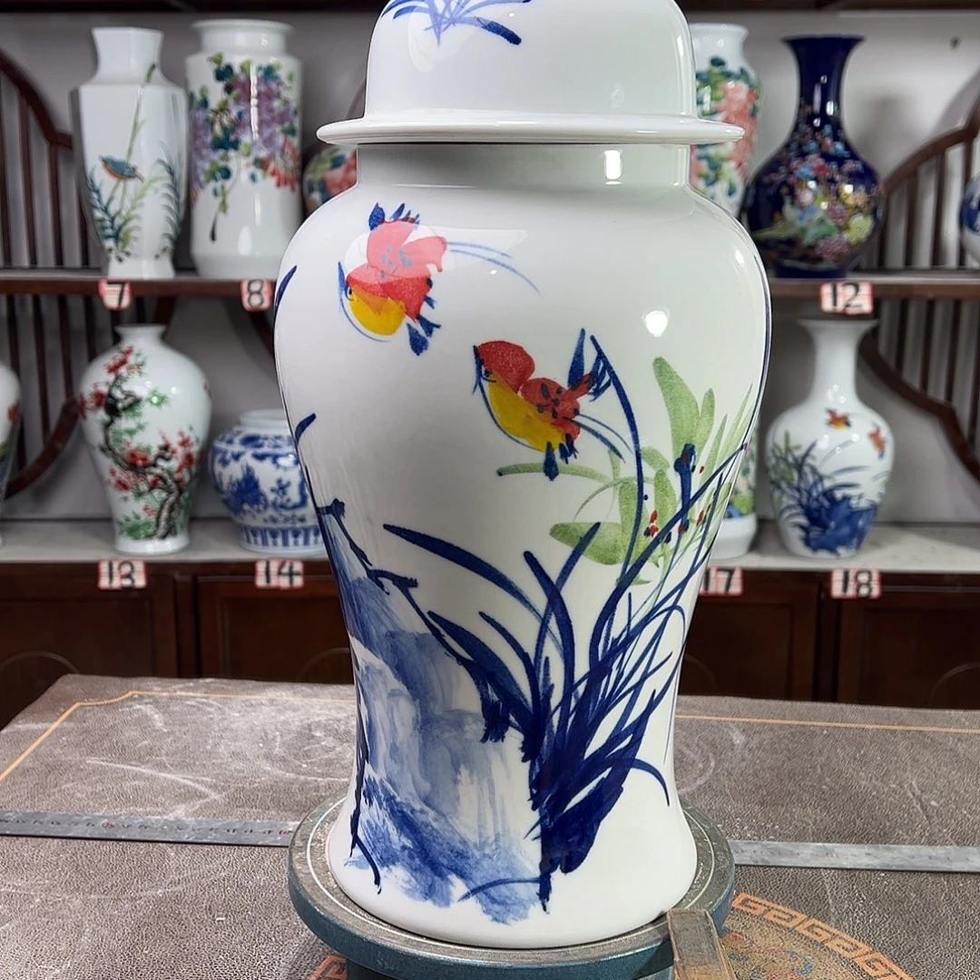 陶摆件景德镇陶瓷将玉