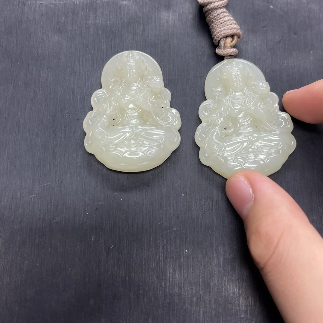 未镶嵌手镯和田玉新疆且末钢板料观音多样性发一