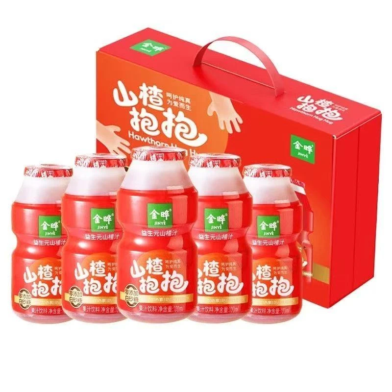 金晔山楂抱抱益生元山楂汁100ml*20（5板装）