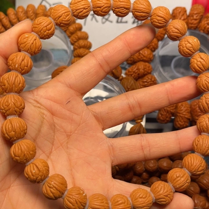 桃核手串龙纹桃核41