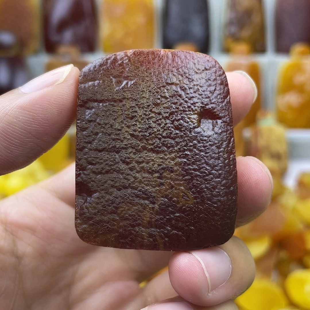 未镶嵌定制琥珀切牌