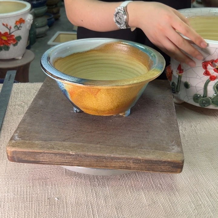 泳坤堂石湾盆陶瓷