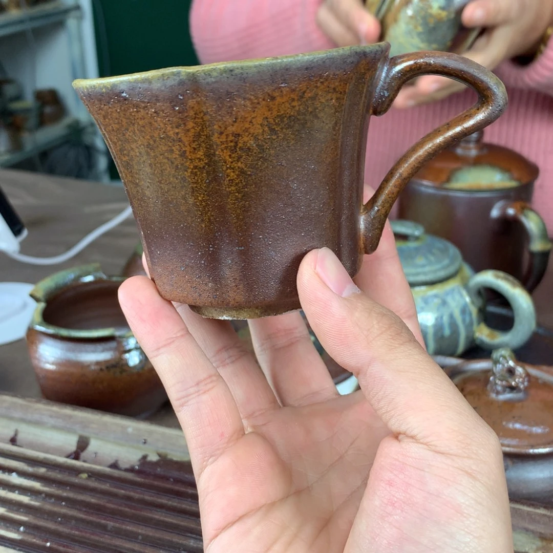 紫砂柴烧纯自然柴烧