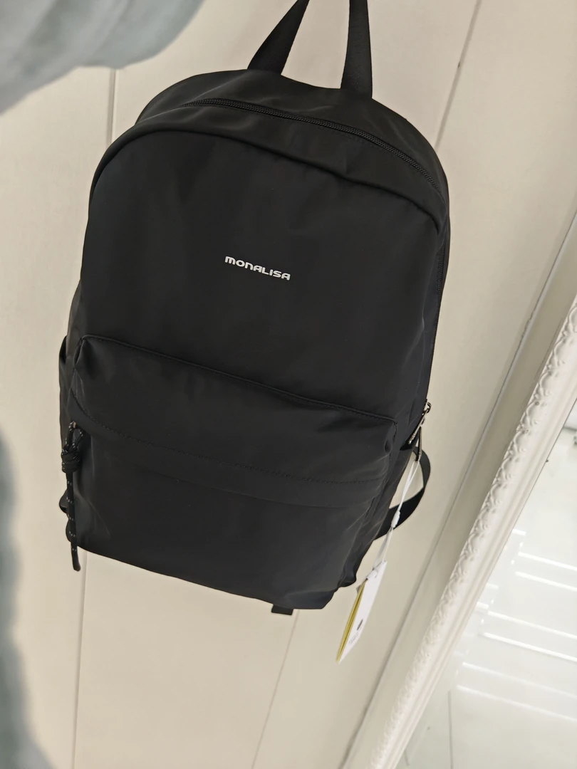 休闲风电脑包拉链软面双肩背防水