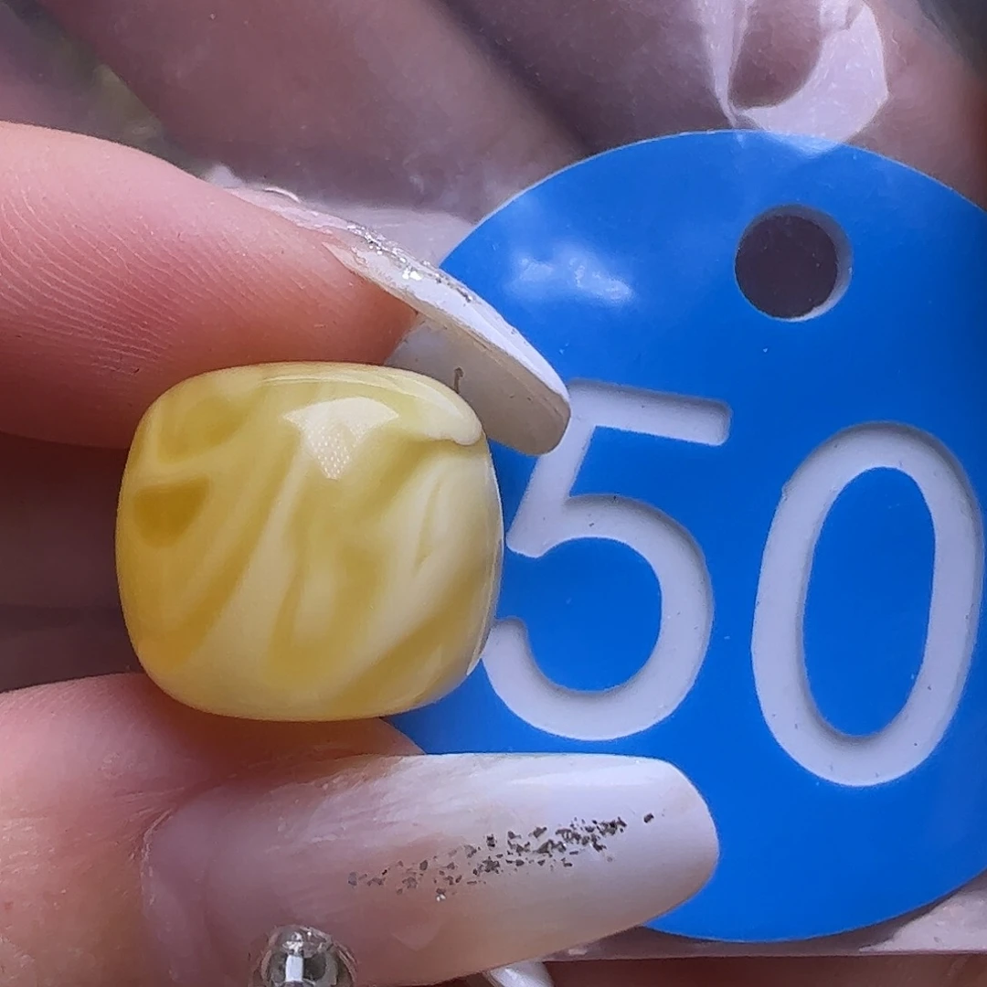 未镶嵌蜜蜡裸石14mm老型