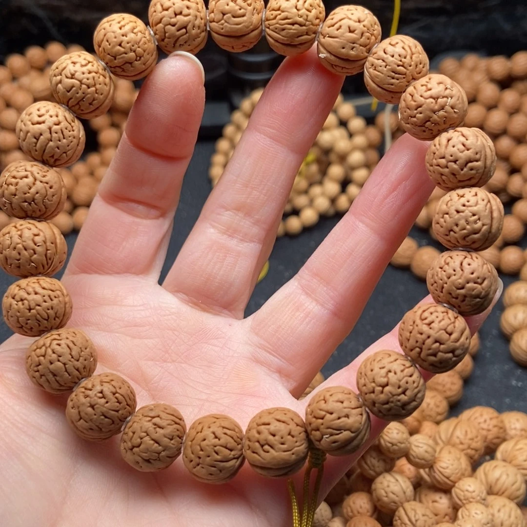 野生桃核手持肌肉纹14尺全品原皮