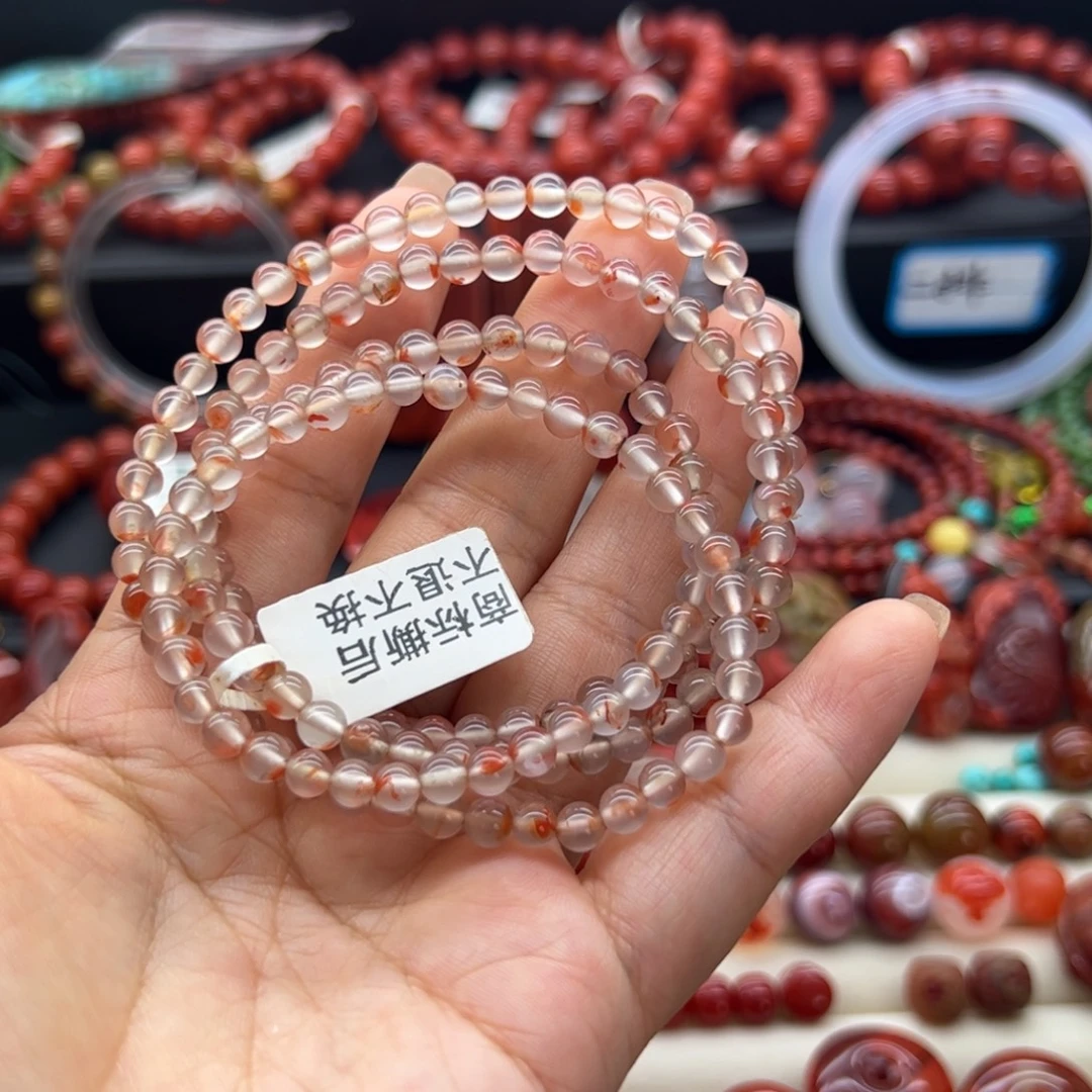 南红玛瑙未镶嵌手串