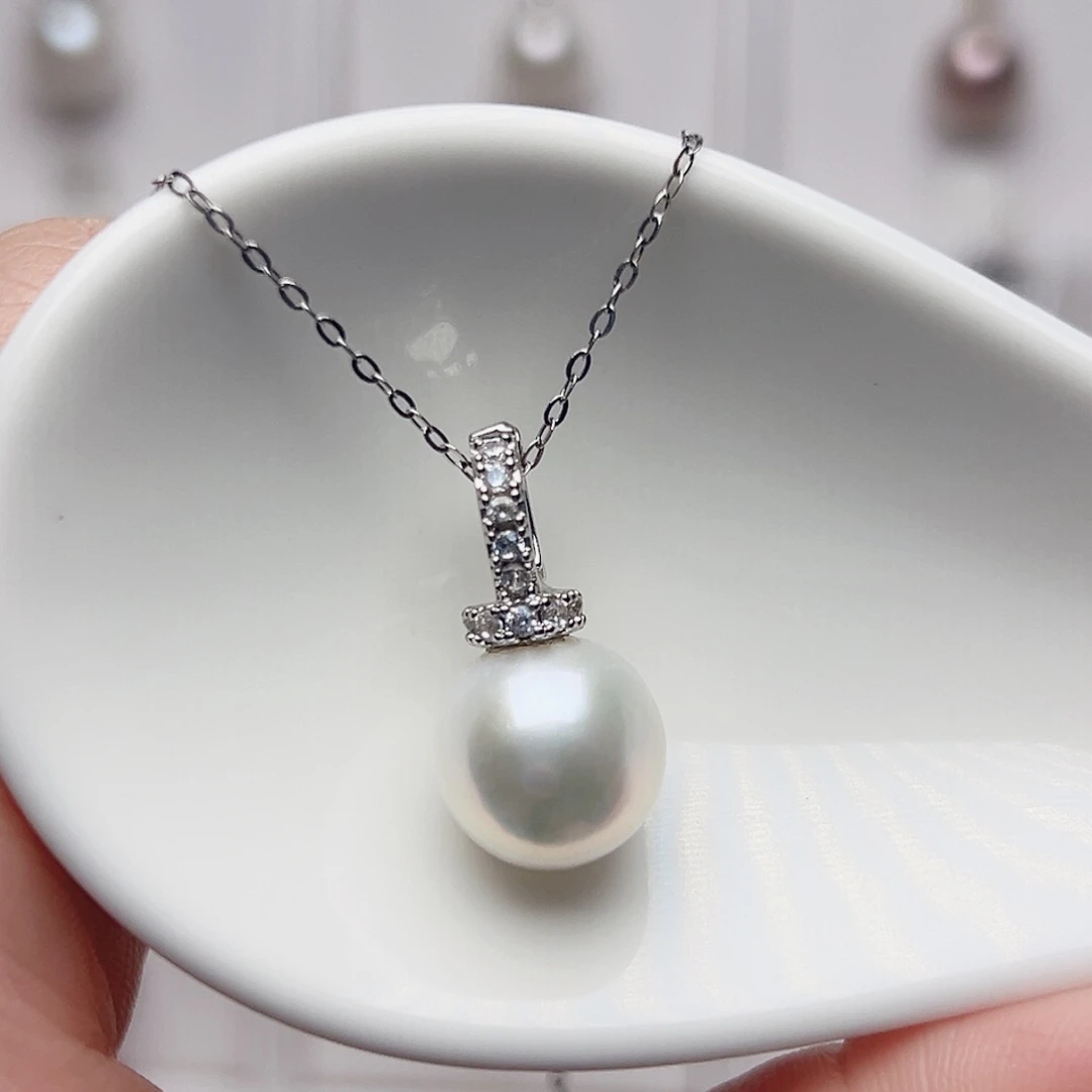 未镶嵌淡水珍珠吊坠(赠链)