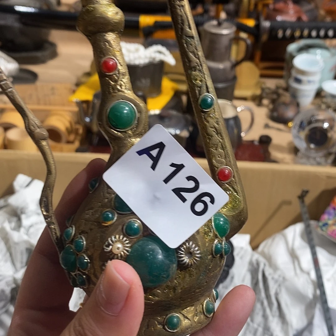 泽***铭瓷片大吉大利万事如意