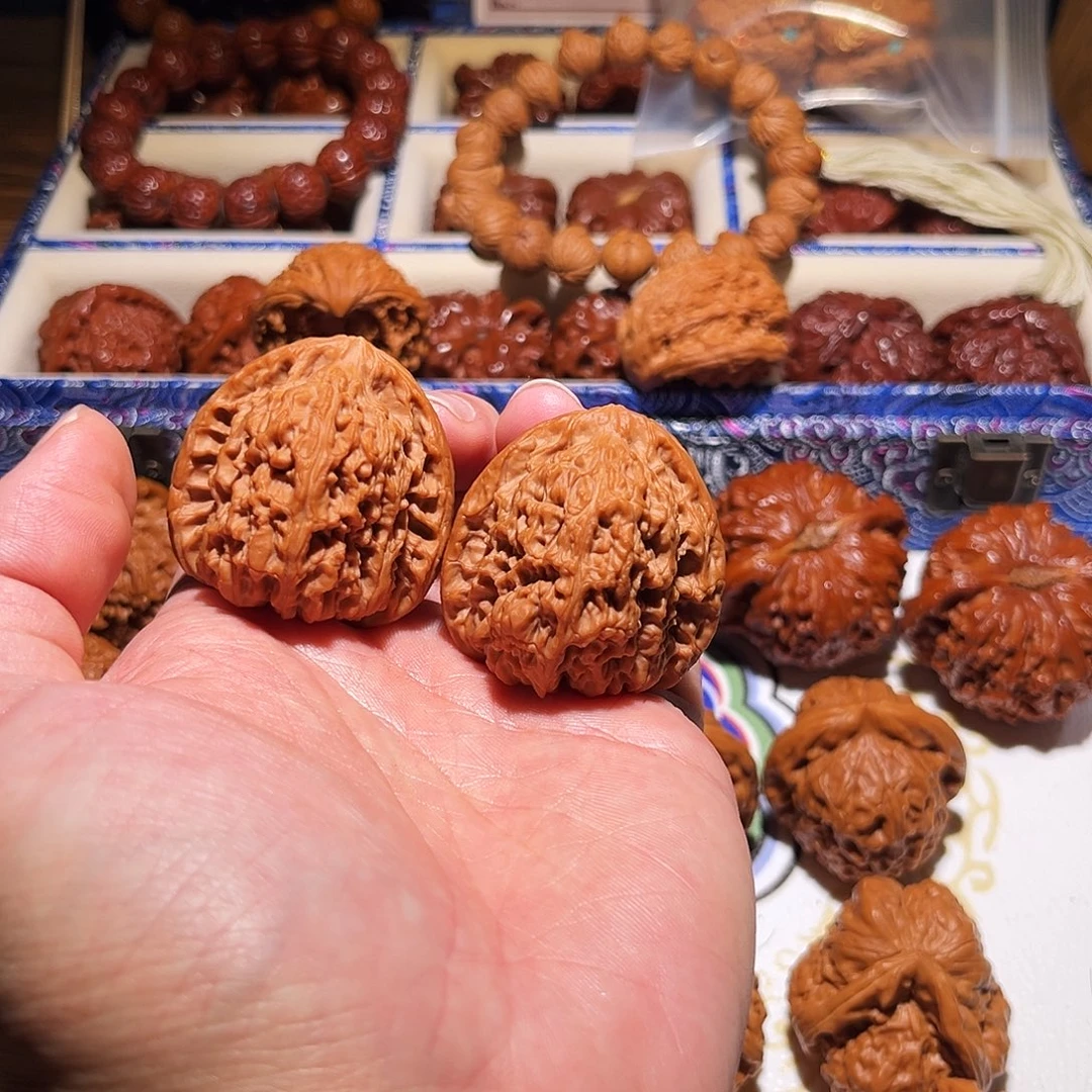 吊坠文玩核桃三角将