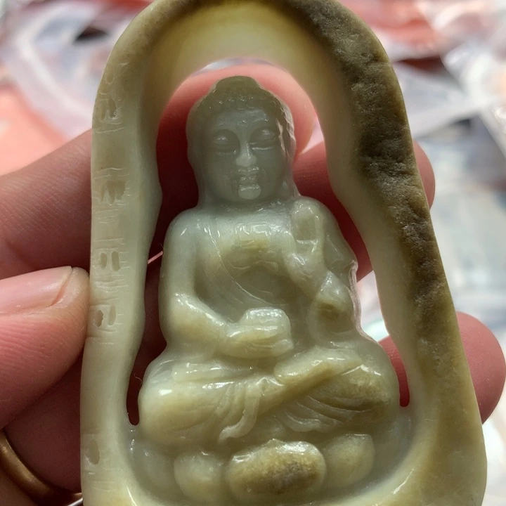 翡翠未镶嵌颈饰保真天然a货翡翠