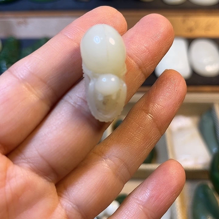 和田玉未镶嵌吊坠(不含链)