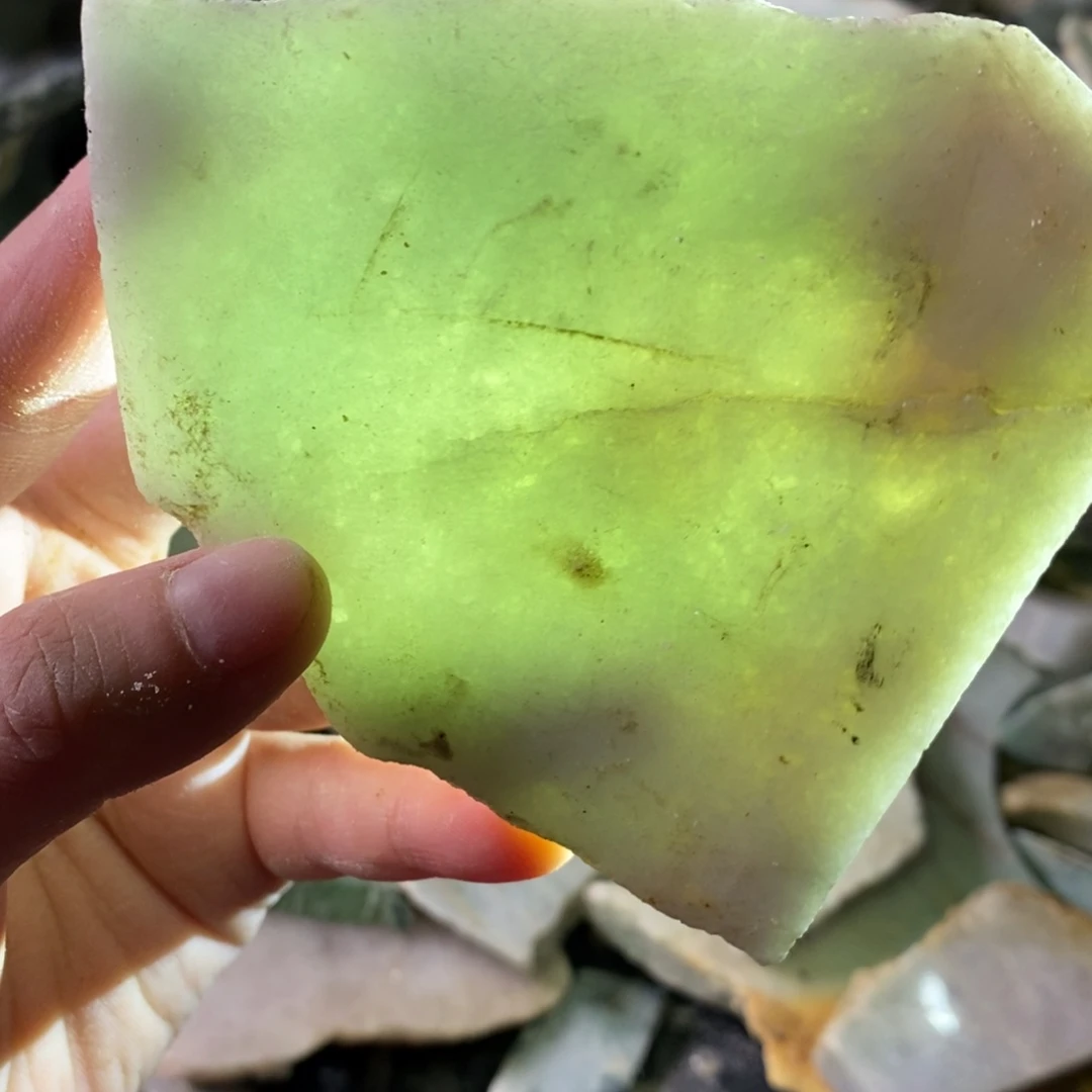 颈饰未镶嵌翡翠天然翡翠