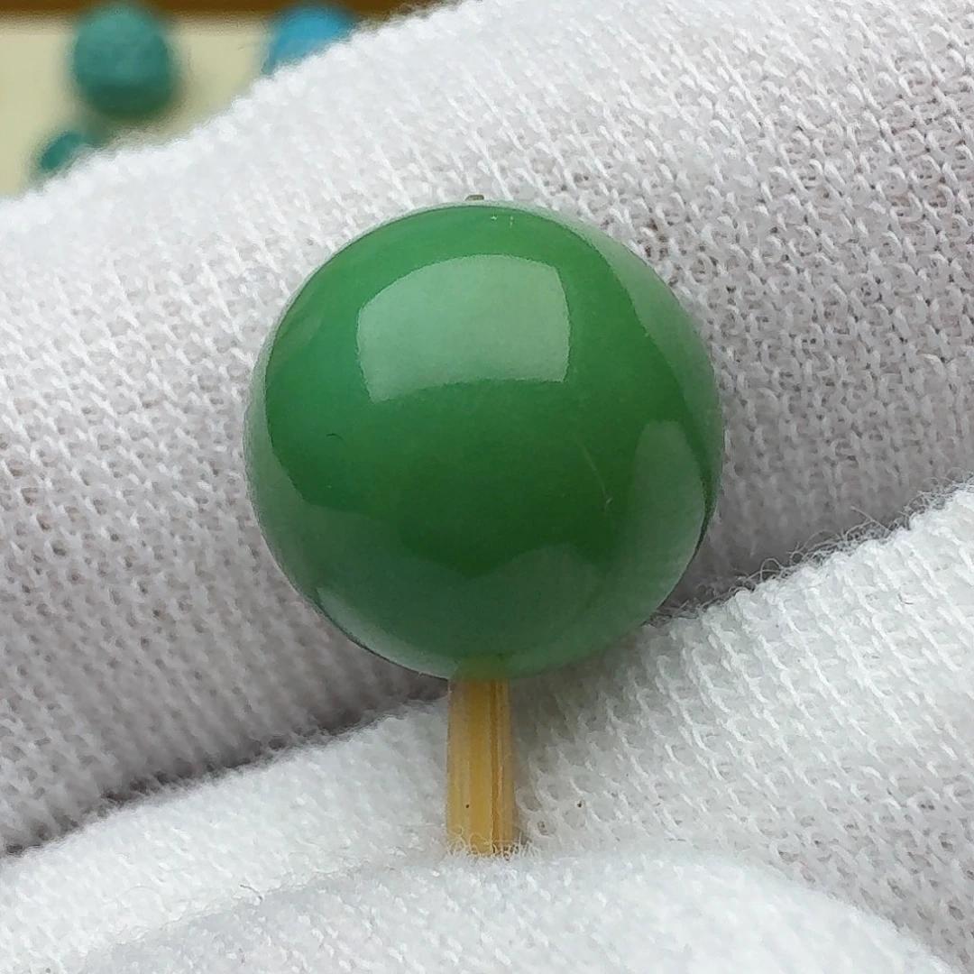 绿松石未镶嵌圆珠11.3