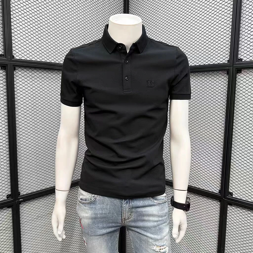 【TQUX港奢男装】polo衫男短袖t恤夏季新款潮牌时尚简约百搭青年