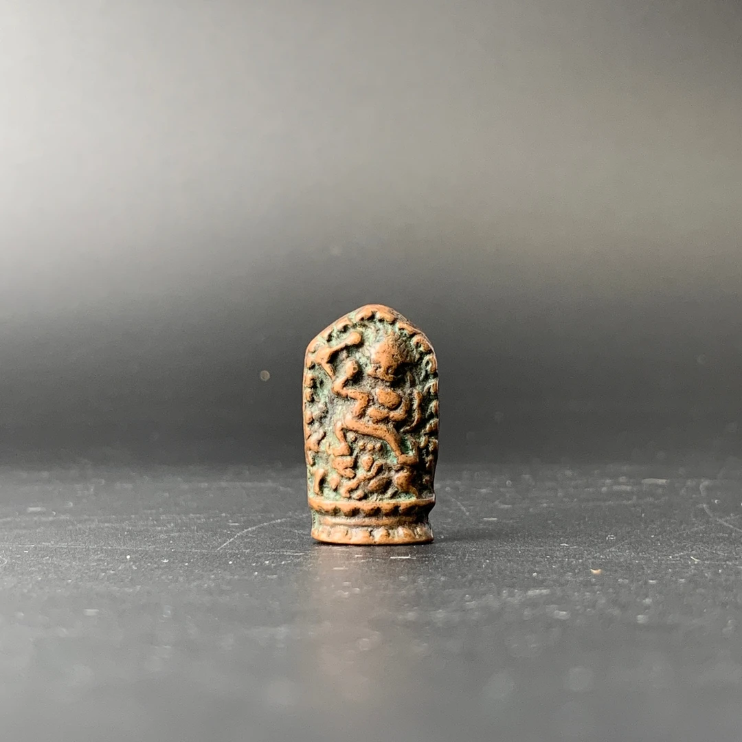 清代·双身金刚萨埵菩萨铜牌31.7mm 18gYYB25YYB0919033