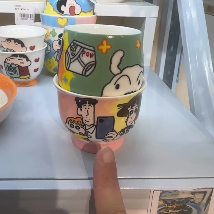 纯手工手绘釉下彩动漫陶瓷