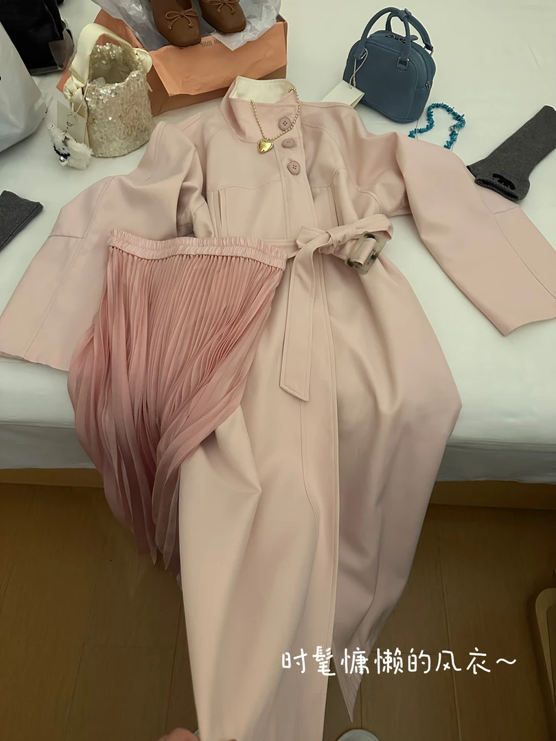 Buyfunny宝藏店铺~设计感收腰慵懒时髦外套