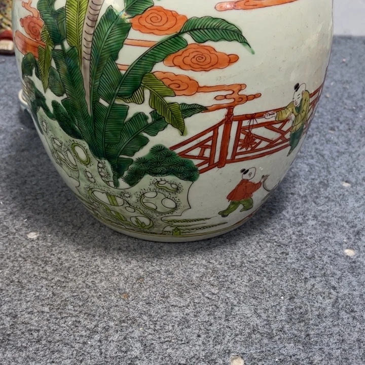 摆件落**秋景德镇陶瓷艺术品