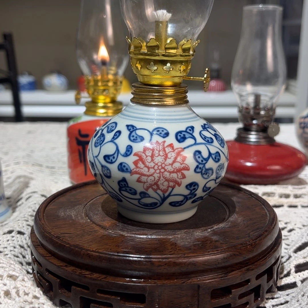 摆件景德镇陶瓷香薰灯