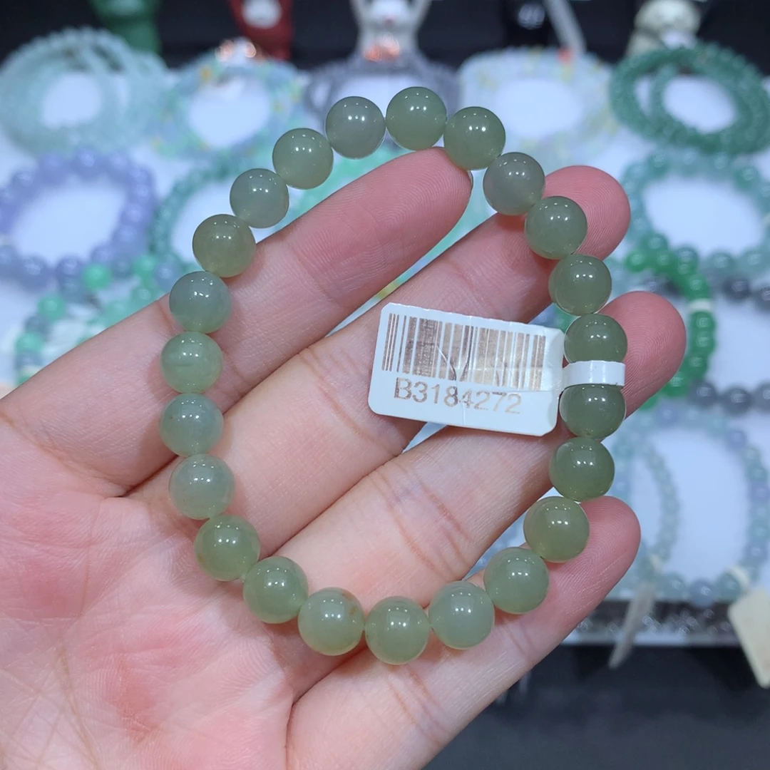 翡翠未镶嵌手串天然