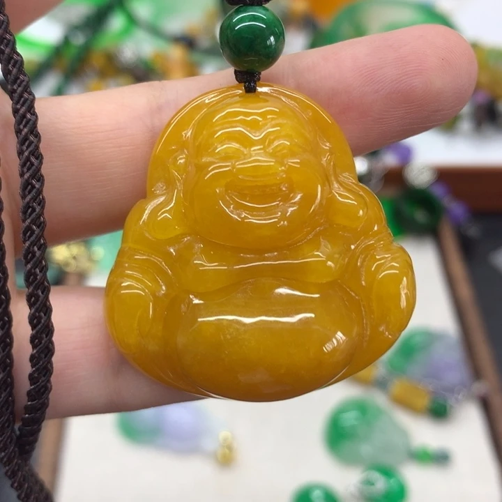 颈饰未镶嵌翡翠吊坠