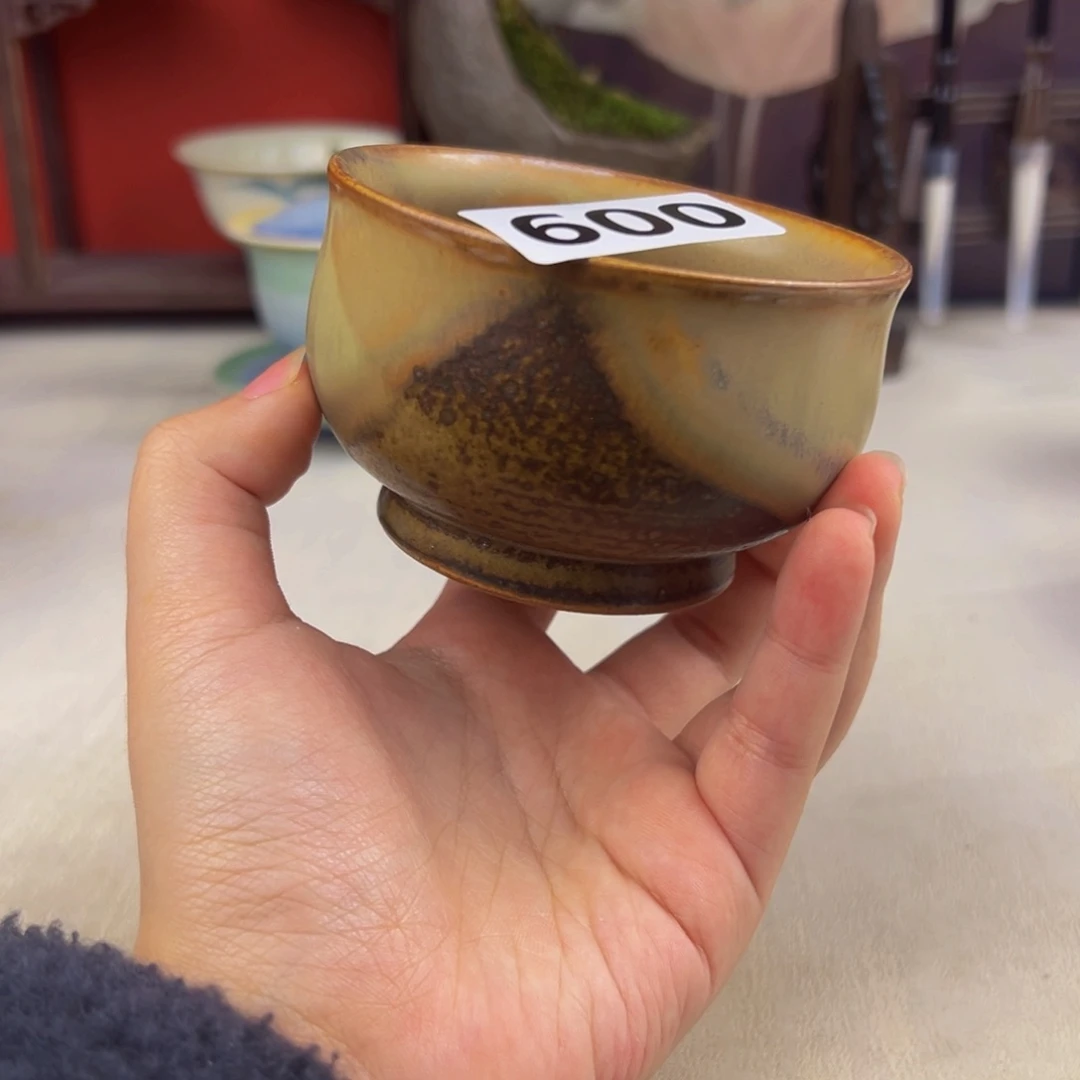 杯子纯手工柴烧主人杯