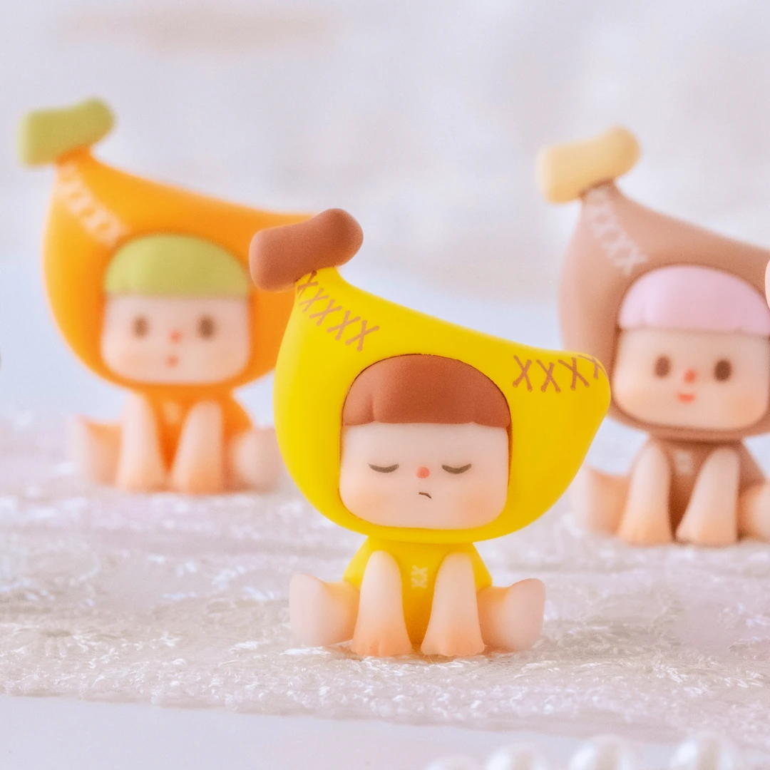 【拆盒拆袋】不二蕉小可爱系列萌粒潮玩盲盒可爱摆件礼物盲袋