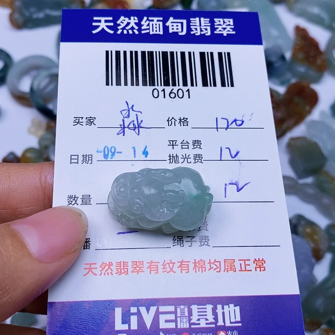 麤***淼未镶嵌定制翡翠翡翠