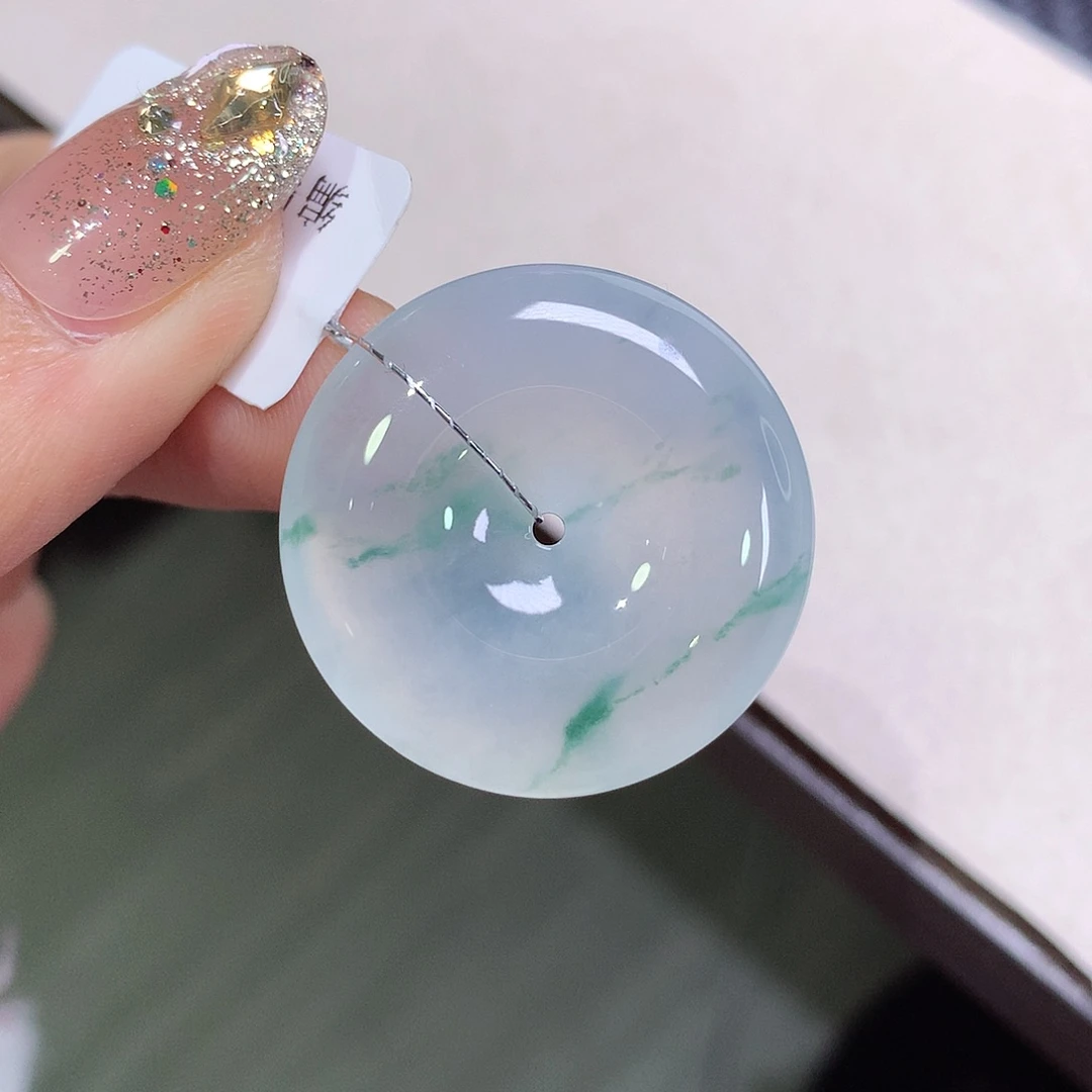 翡翠未镶嵌颈饰27.4-5.9