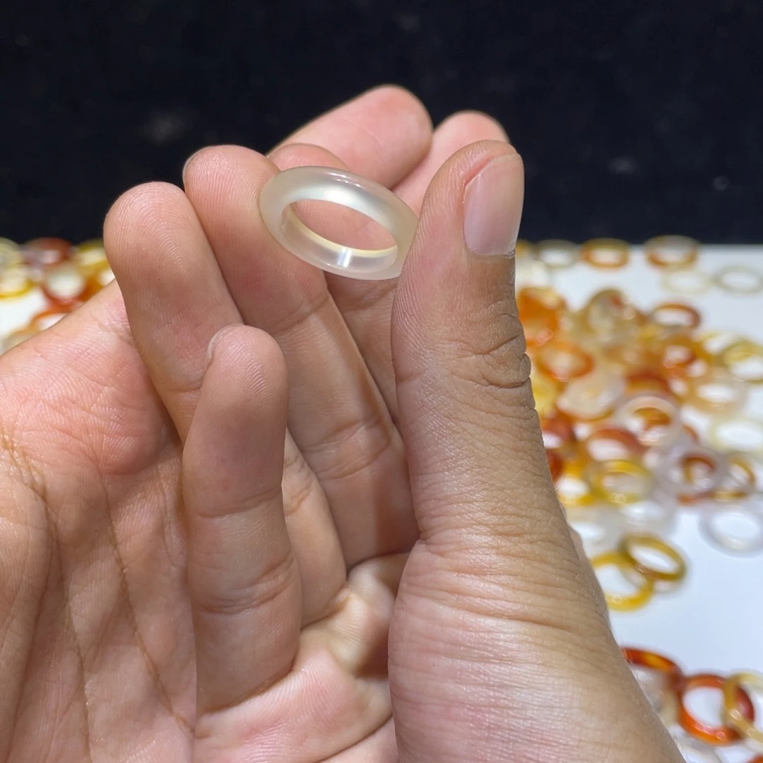 玛瑙/玉髓未镶嵌戒指545号港13 默认瑕疵