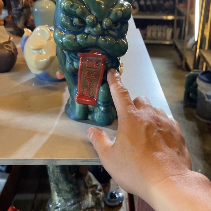 用***6石湾公仔盆景漂亮