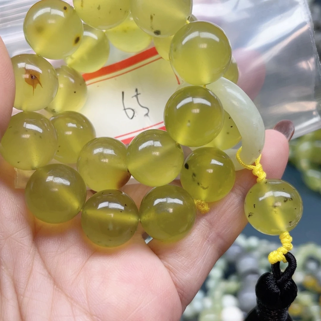未镶嵌蛇纹石玉手串