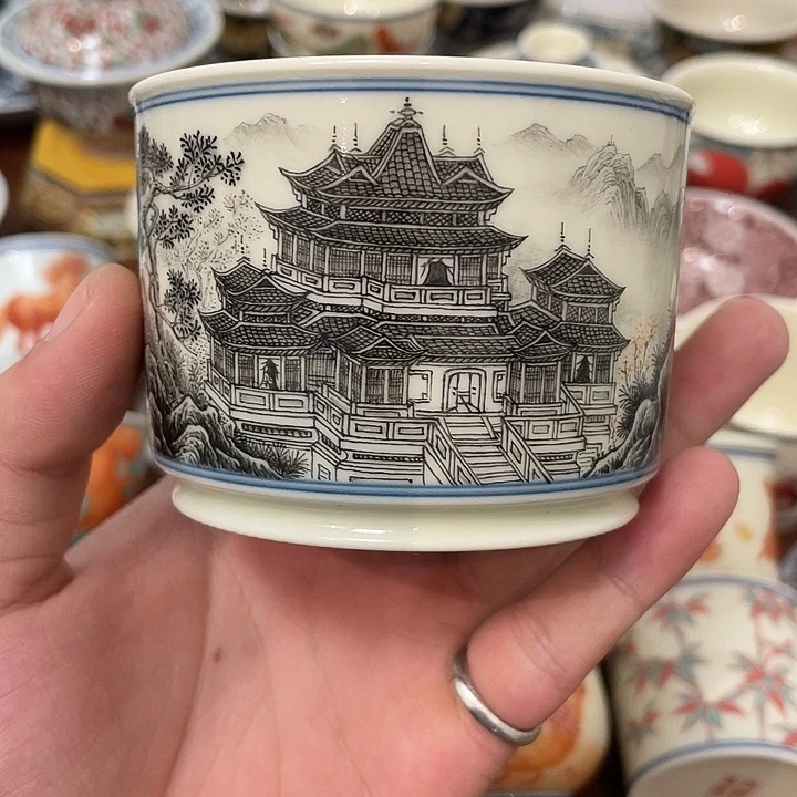 摆件陶景德镇陶瓷老陶