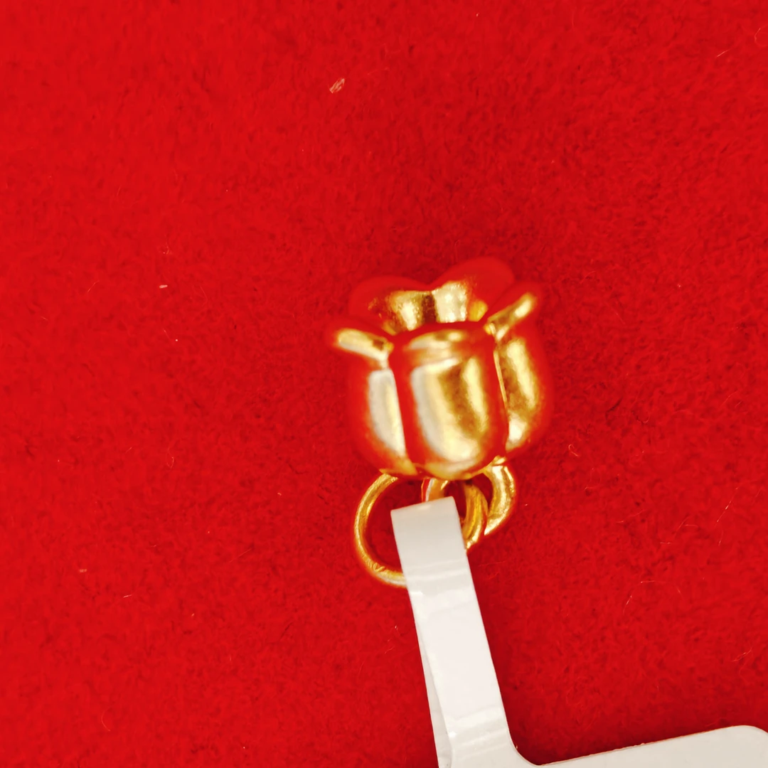 【思思专享】足金999饰品 铃铛花 XP 0.36