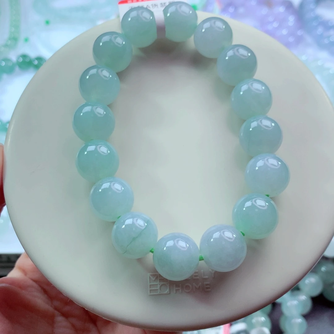 翡翠未镶嵌手链卡13.2