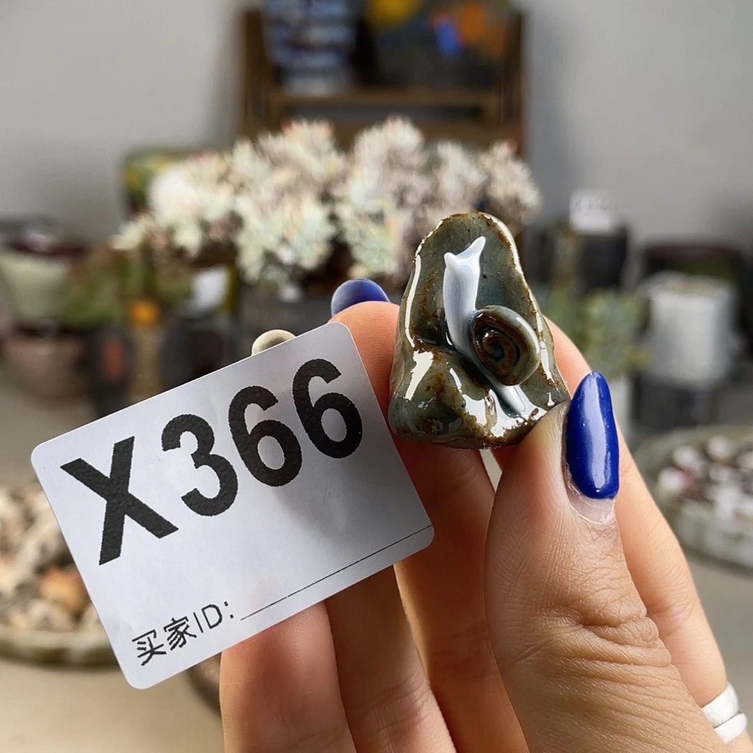 压盆石 百搭 蜗牛摆件