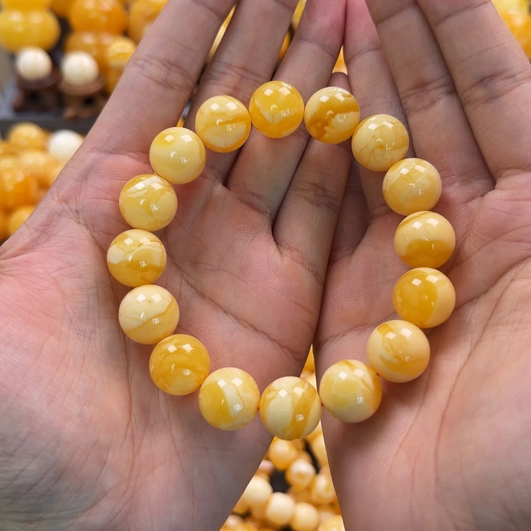 琥珀未镶嵌珠宝奇石15mm同料