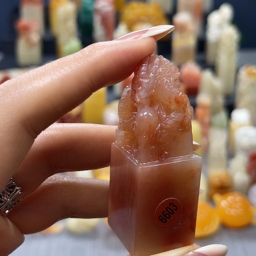 寿山石印石包邮包刻6603