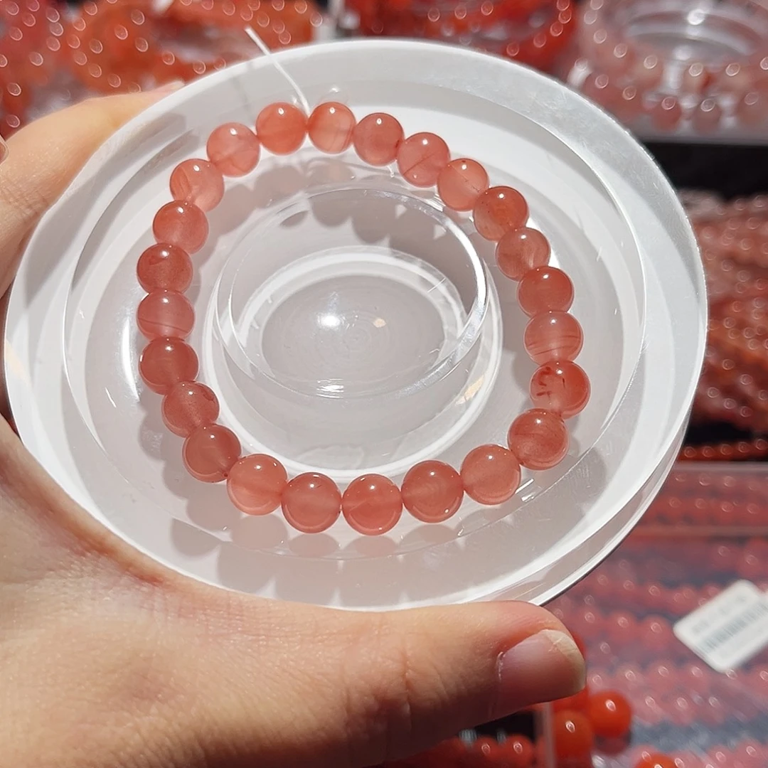 南红玛瑙未镶嵌手链