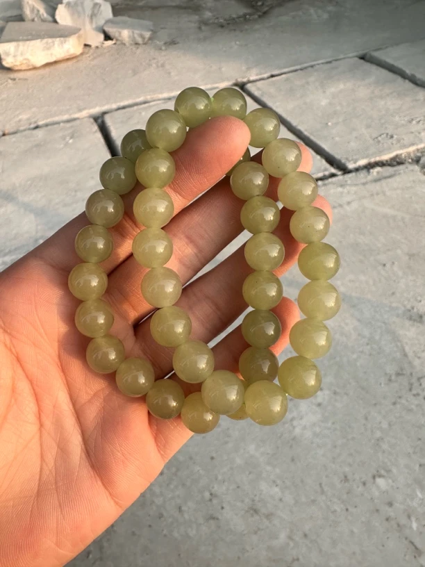 青海湖水绿手串10mm多样性发一