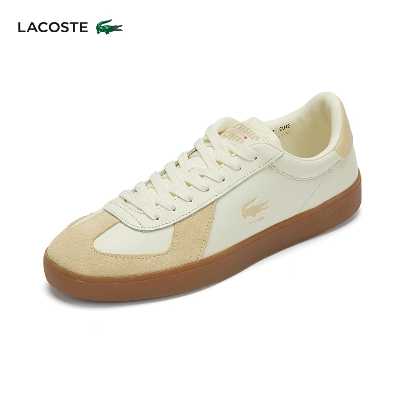 【王一博同款】LACOSTE法国鳄鱼男25夏松弛感复古德训鞋|49SMA0064